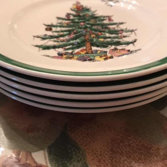 Spode 6.5” cake plates. Set of 5 only. Sorry no box. - Picture 3 of 3